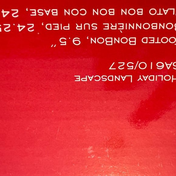 VINTAGE MIKASA CHRISTMAS Pedestal Dish original box New Tags Santa Never used - Picture 7 of 7